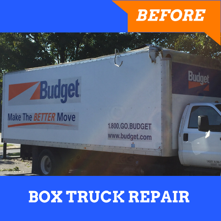 Box Truck Repair Maryland: Before